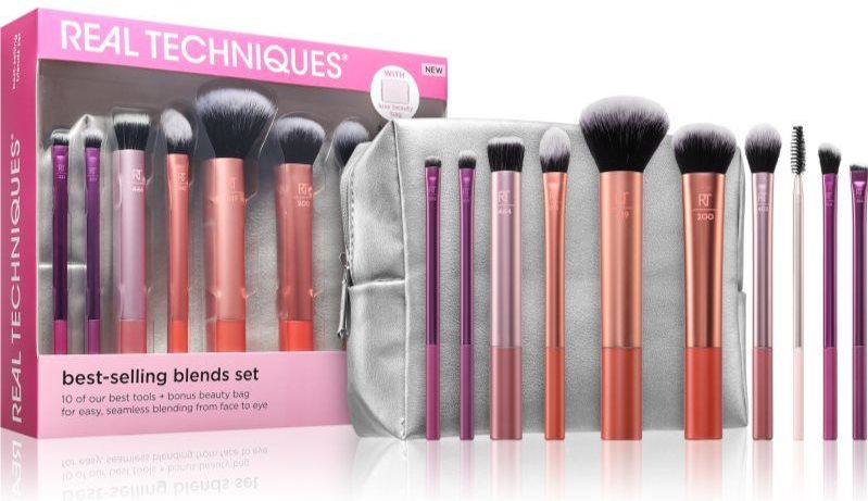 Real Techniques - Best Selling Blends Set - Make-up Kwasten Set - 11 Stuks