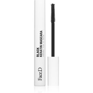 Face D Black Keratin waterproof mascara voor het volume met Keratine 10 ml
