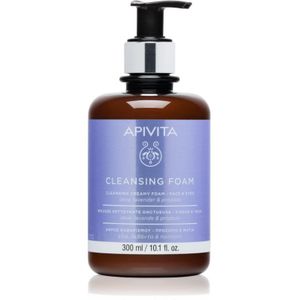 Apivita Cleansing Foam Face & Eyes Crèmige Reinigingsschuim voor Gezicht en Ogen 300 ml