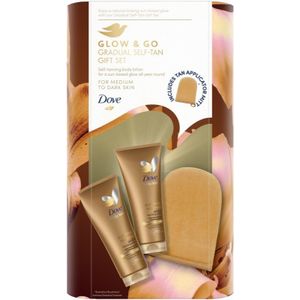 Dove - Glow & Go Gradual Self-Tan Gift Set - Zelfbruiners voor Vrouwen