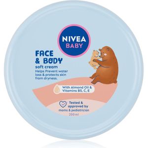 Nivea Baby Soft Hydraterende Crème voor Gezicht en Lichaam 200 ml