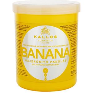 Kallos Banana Versterkende Masker met Multivitamine Complex 1000 ml