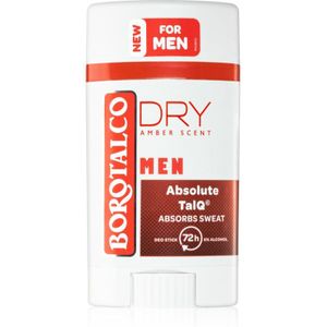 Borotalco MEN Dry Deo Stick 72h Amber Scent 40 ml