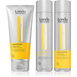 Londa Professional - Visible Repair Set - Cosmetische Set - 3 Stuks - Voor Beschadigd Haar