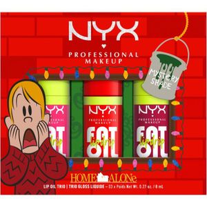 NYX Professional Makeup Home Alone Fat Oil Trio Gift Set voor Lippen Tint Mystery shade 03 1 st