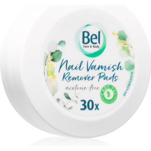 Bel Face & Body - Nagellakremover - Reukloos - 30 st