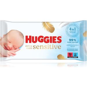Huggies Extra Care Single vochtige doekjes voor kinderen 56 st