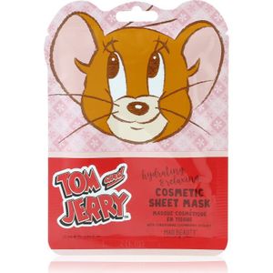 Mad Beauty - Tom & Jerry - Sheet Mask - Jerry - Hydraterend - Hyaluronzuur - 1 st