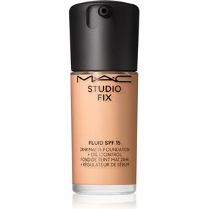 MAC Cosmetics Studio Fix Fluid SPF 15 24HR Matte Foundation + Oil Control Matterende Make-up SPF 15 Tint N6 30 ml