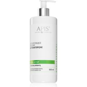 Apis Natural Cosmetics Acne-Stop Home TerApis Reinigende en Make-up Removing Melk met Groene Thee 500 ml