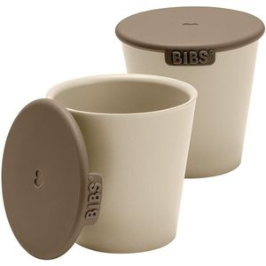 BIBS Cup Set Kop met dop Vanilla 2 st