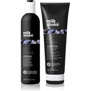 milk_shake - Icy Blond Duo Pack - Cosmetische Set - Voor Blond en Highlighted Haar - 2 Stuks - Shampoo en Conditioner