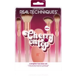 Real Techniques - Cherry On Top A Brighter Hue Base Set - Penselen Set - 5 st
