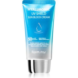 Farmstay Hyaluronic UV Shield Sun Block Cream Beschermende Huidcrème met Hyaluronzuur SPF 50+ 70 g