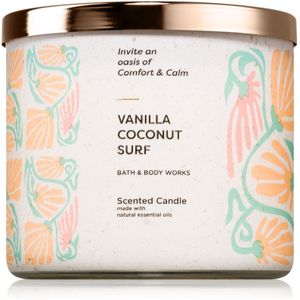 Bath & Body Works Vanilla Coconut Surf geurkaars 411 g