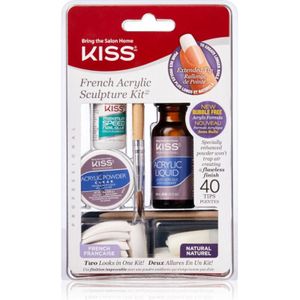 KISS French Acrylic Sculpture Kit set voor French Manicure 40 st