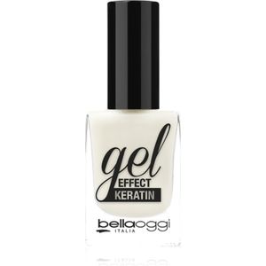 bellaoggi Gel Effect Keratin Nail Polish Nagellak Tint Milky White 10 ml