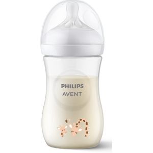 Philips Avent Natural Response 1 m+ babyfles Giraffe 260 ml