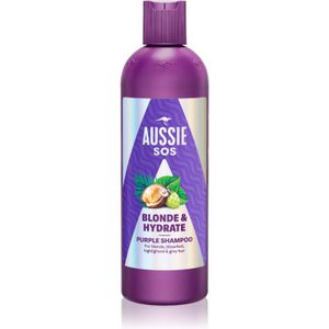 Aussie - SOS Blonde & Hydrate - Paarse Toning Shampoo - 300 ml