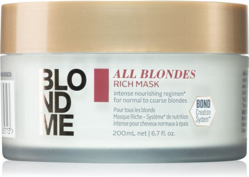 Haarmasker Schwarzkopf All Blondres Rich (200 ml)