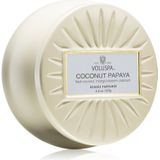 VOLUSPA Vermeil Coconut Papaya geurkaars in blik 127 gr