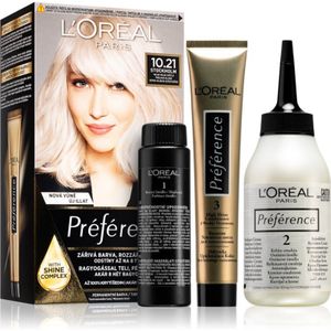 L’Oréal Paris Préférence Haarkleuring Tint 10.21 Super Light Pearl Blonde