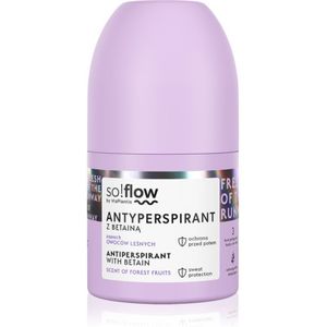 so!flow - Antiperspirant Roll-On - Betain - Scent Of Forest Fruits - 50 ml