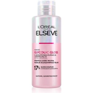L’Oréal Paris Elseve Glycolic Gloss Haarmasker voor Glad Haar en Herstel van Beschadigd Haar 200 ml