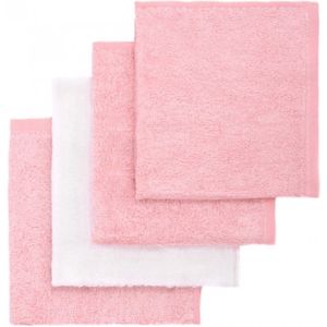 T-TOMI BIO Bamboo Baby Washcloths Washandje Pink 25 x 25 cm 4 st