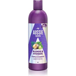 Aussie - SOS Blonde & Hydrate - Paarse Toning Shampoo - 500 ml