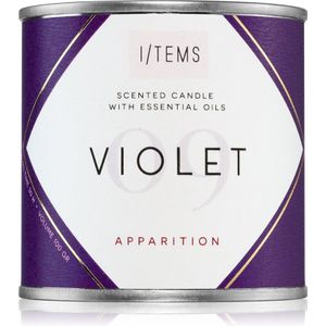 I/TEMS Essential 09 / Violet geurkaars 100 g