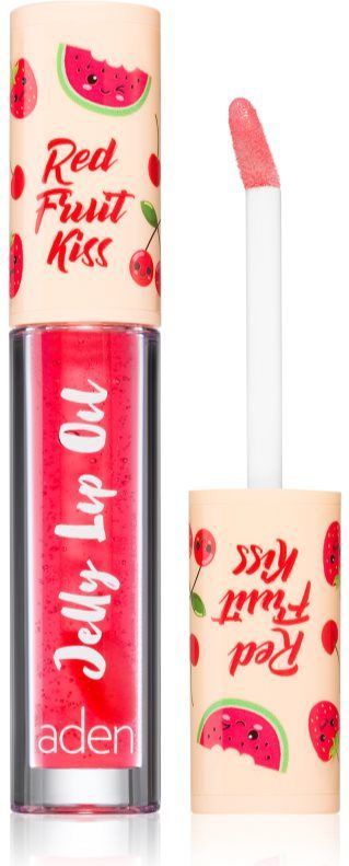 Aden Cosmetics Jelly Lip Oil Voedende Olie voor Lippen 01 Strawberry 3 ml