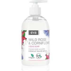 Eva Natura - Wild Rose & Cornflower - Vloeibare Zeep - 500 ml - Veganistisch