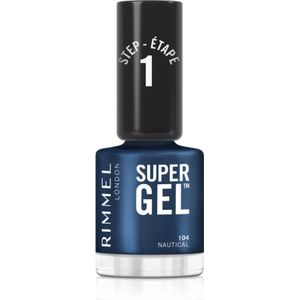 Rimmel Super Gel Gel Nagellak zonder UV/LED Lamp Tint 104 Nautical 12 ml