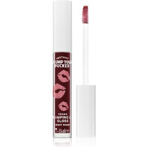 theBalm Plump Your Pucker Lip Gloss Lipgloss voor meer Volume Tint Night Rider 2.7 ml