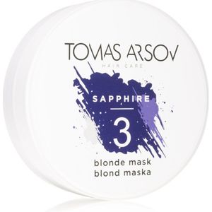 Tomas Arsov Sapphire Blonde Mask natuurlijk neutraliserend masker voor Blond en Highlighted Haar 100 ml
