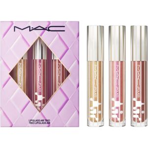MAC Cosmetics Holiday Gloss Enthusiast - Lipglass Air Trio Gift Set - Cosmetica Set voor Lippen