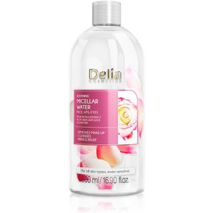 Delia Cosmetics Micellar Water Rose Petals Extract Kalmerende Reinigende Micellair Water 500 ml