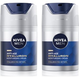 NIVEA MEN - Hyaluron Pro-Retinol - Gezichtscrème - 2x50 ml