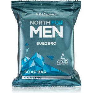 Oriflame North for Men Subzero reinigende baardzeep 100 g