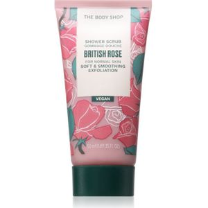 The Body Shop British Rose Shower Scrub Milde Body Scrub met Rozen Geur 50 ml