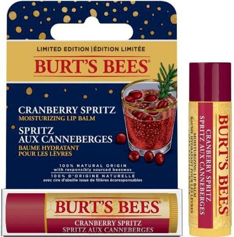 Burt’s Bees - Festive Cranberry Spritz - Lippenbalsem Stick - 4,25 g