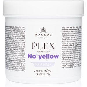 Kallos - Plex No Yellow - Haarmasker - 275 ml - Veganistisch