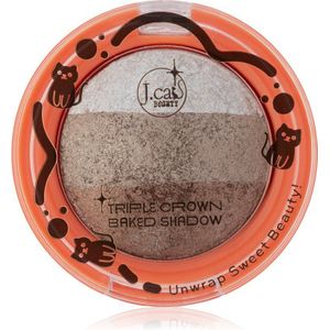 J.Cat Beauty Triple Crown Langaanhoudende Oogschaduw Tint 103 Gingerbread 2.5 g