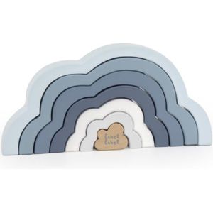 Label Label - Rainbow Puzzle Cloud - Blue