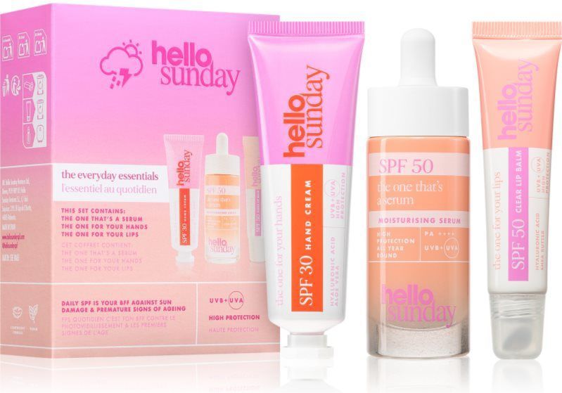 Hello Sunday - Everyday Essentials Kit - Huidverzorging en SPF Bescherming