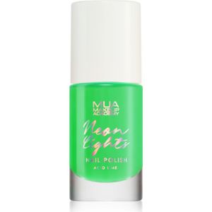 MUA Makeup Academy Neon Lights Neon Nagellak Tint Acid Lime 8 ml