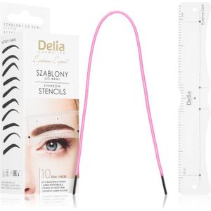 Delia Cosmetics - Eyebrow Expert - Wenkbrauw Stencils - 1 st
