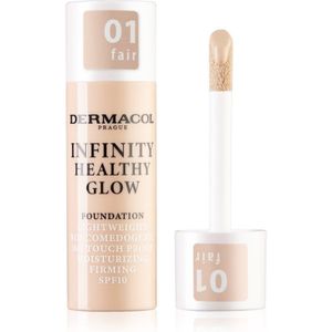 Dermacol Infinity Healthy Glow Vloeibare Foundation SPF 10 Tint 01 Fair 20 g