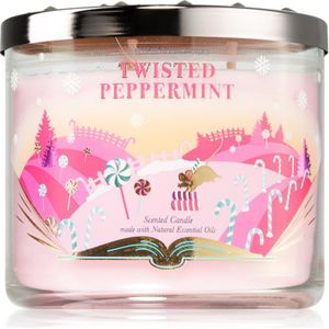 Bath & Body Works Twisted Peppermint geurkaars 411 g